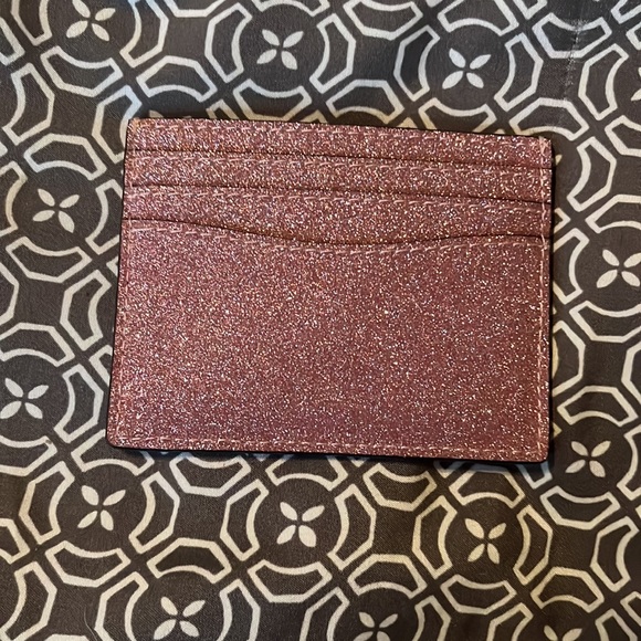 Kate Spade Brand New Card Holder Sparkly Pink - Picture 2 of 3